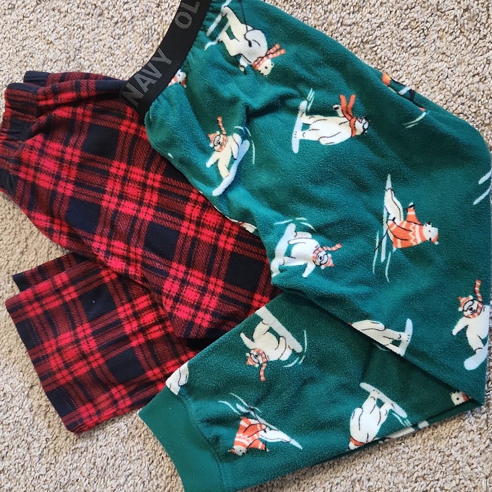Old Navy Green and PJ Place Red/Blue Pajama Pants!